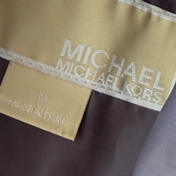 Michael Kors Long Puffer Coat - Gray/purplish inside lining torn under armpits - Picture 3 of 9